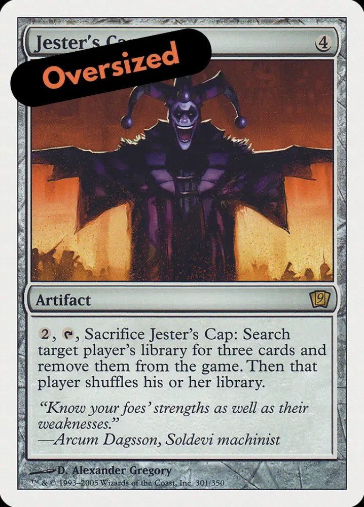 Jester’s Cap (9th Edition) [Oversize Cards] - MTG Single