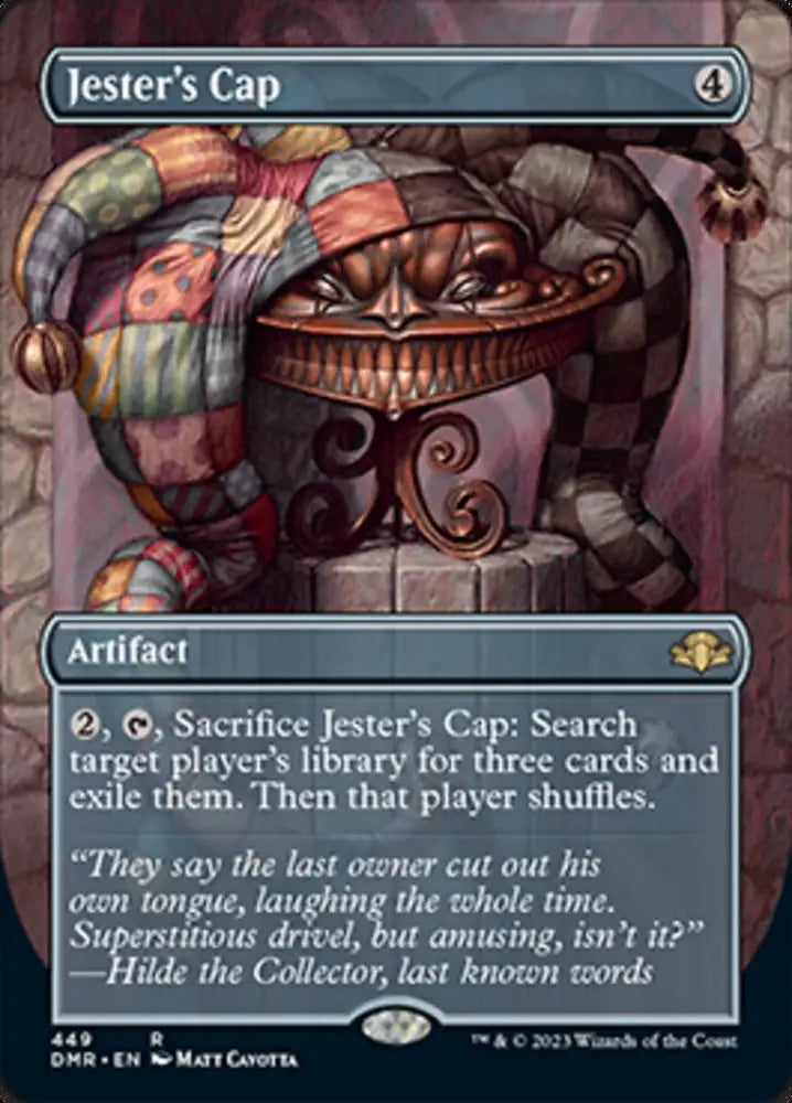 Jester’s Cap (Borderless Alternate Art) [Dominaria Remastered] - MTG Single