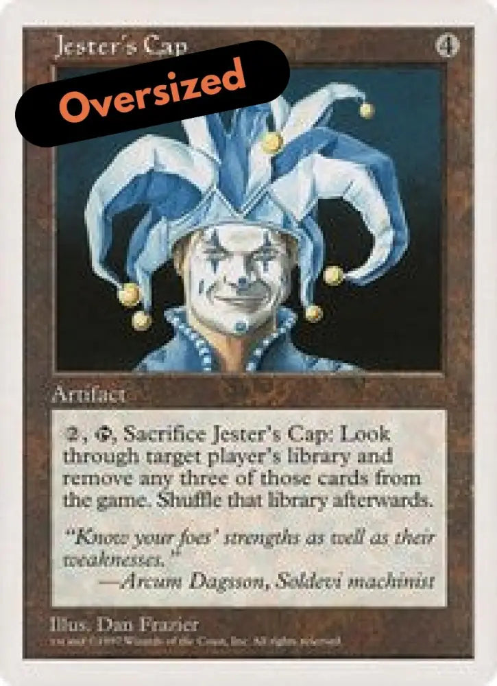 Jester’s Cap (Oversized) [Oversize Cards] - MTG Single
