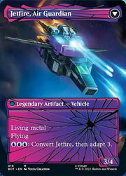 Jetfire Ingenious Scientist // Jetfire Air Guardian (Shattered Glass) [Transformers] - MTG Single