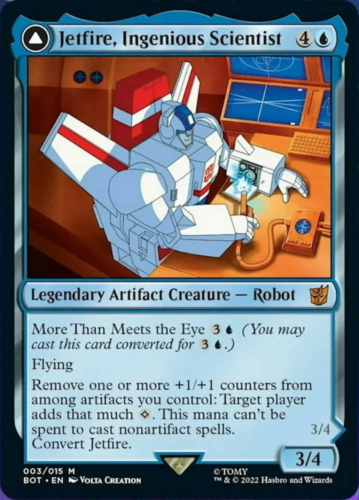 Jetfire Ingenious Scientist // Jetfire Air Guardian [Transformers] - MTG Single
