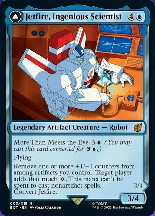 Jetfire Ingenious Scientist // Jetfire Air Guardian [Transformers] - MTG Single