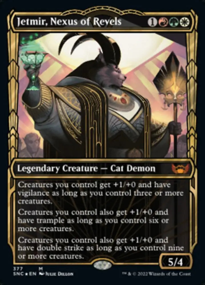 Jetmir Nexus of Revels (Showcase Golden Age Gilded Foil) [Streets of New Capenna] - MTG Single