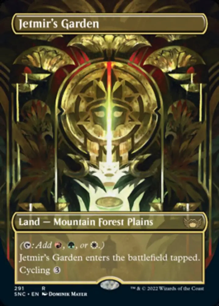 Jetmir’s Garden (Borderless Alternate Art) [Streets of New Capenna] - MTG Single