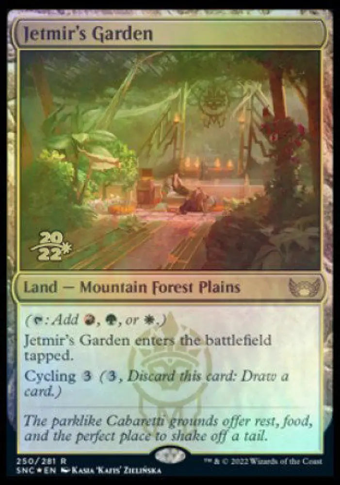 Jetmir’s Garden [Streets of New Capenna Prerelease Promos] - MTG Single