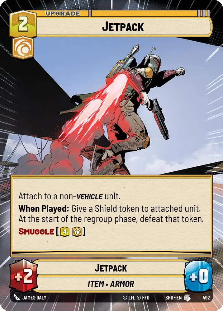 Jetpack (Hyperspace) (492) [Shadows of the Galaxy] - Star Wars: Unlimited Single