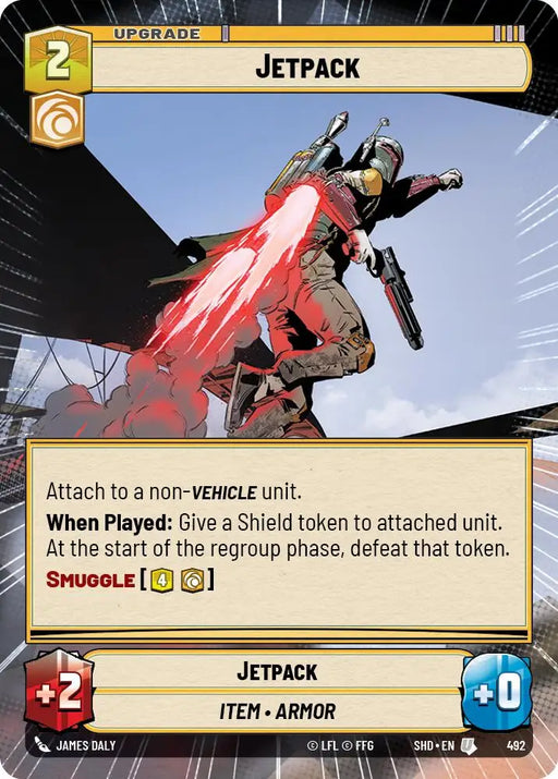 Jetpack (Hyperspace) (492) [Shadows of the Galaxy] - Star Wars: Unlimited Single