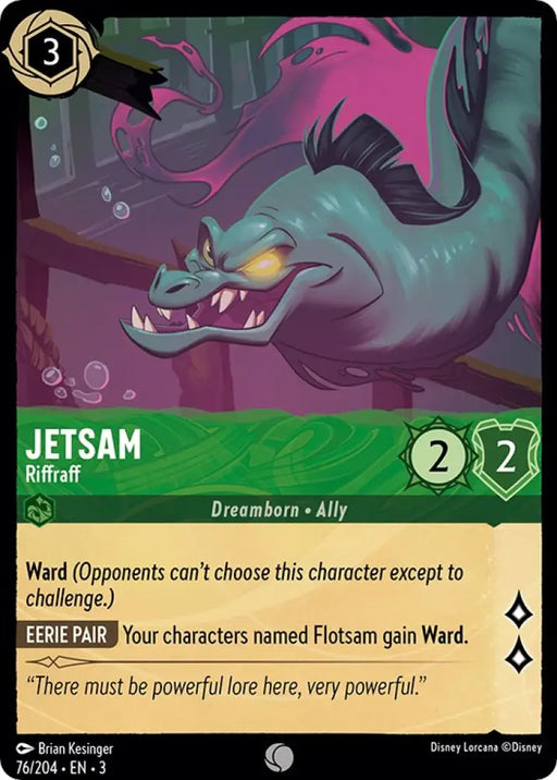Jetsam - Riffraff (76/204) [Into the Inklands] - Lorcana Single