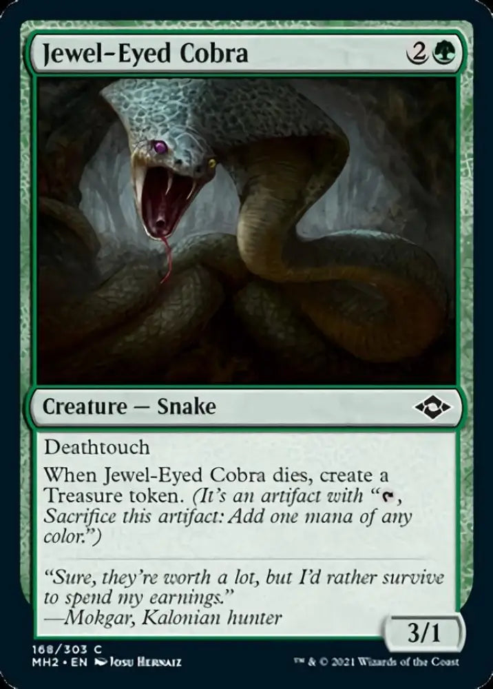 Jewel-Eyed Cobra [Modern Horizons 2] - MTG Single