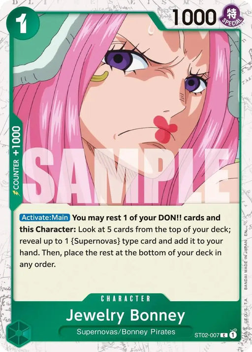 Jewelry Bonney - ST02-007 (Pirate Foil) [Premium Booster -The Best- Vol. 2]