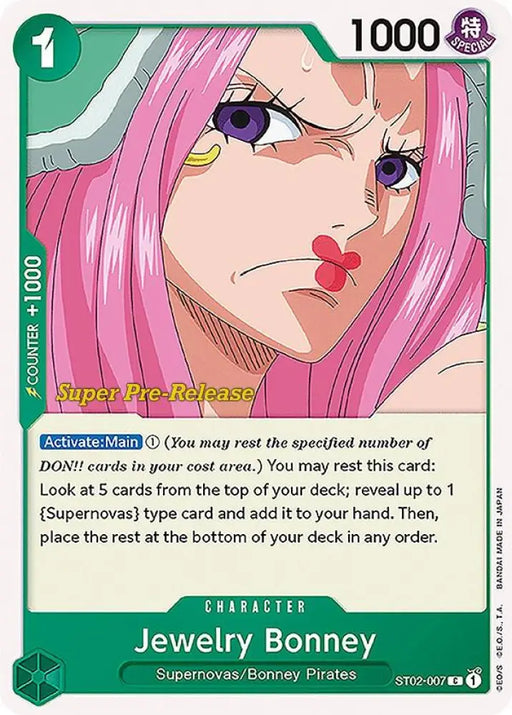 Jewelry Bonney (ST02-007) [Super Pre-Release Starter Deck 2: Worst Generation]