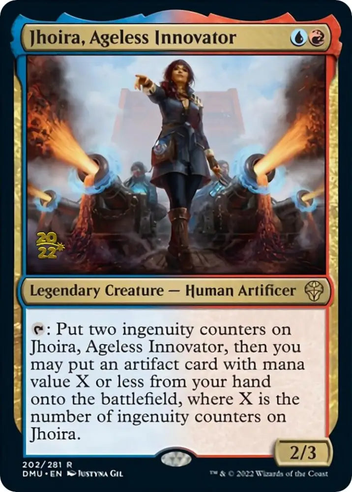 Jhoira Ageless Innovator [Dominaria United Prerelease Promos] - MTG Single