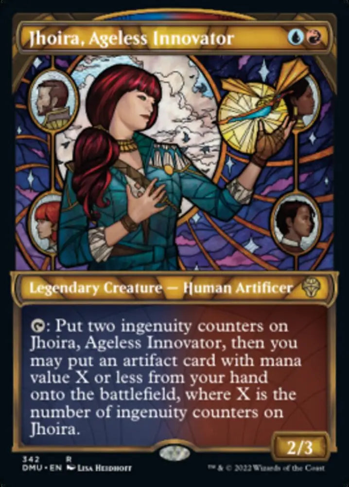 Jhoira Ageless Innovator (Showcase Textured) [Dominaria United] - MTG Single