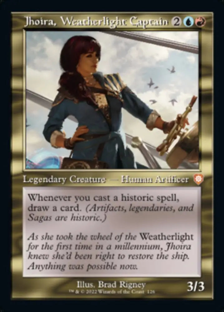 Jhoira Weatherlight Captain (Retro) [The Brothers’ War Commander] - MTG Single