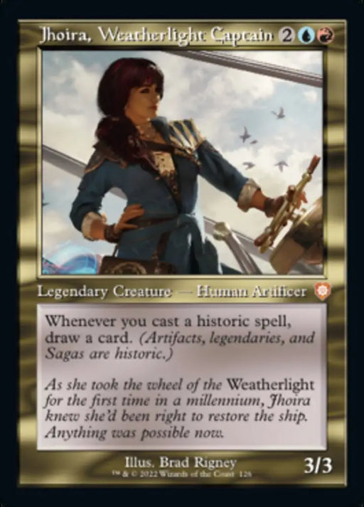 Jhoira Weatherlight Captain (Retro) [The Brothers’ War Commander] - MTG Single