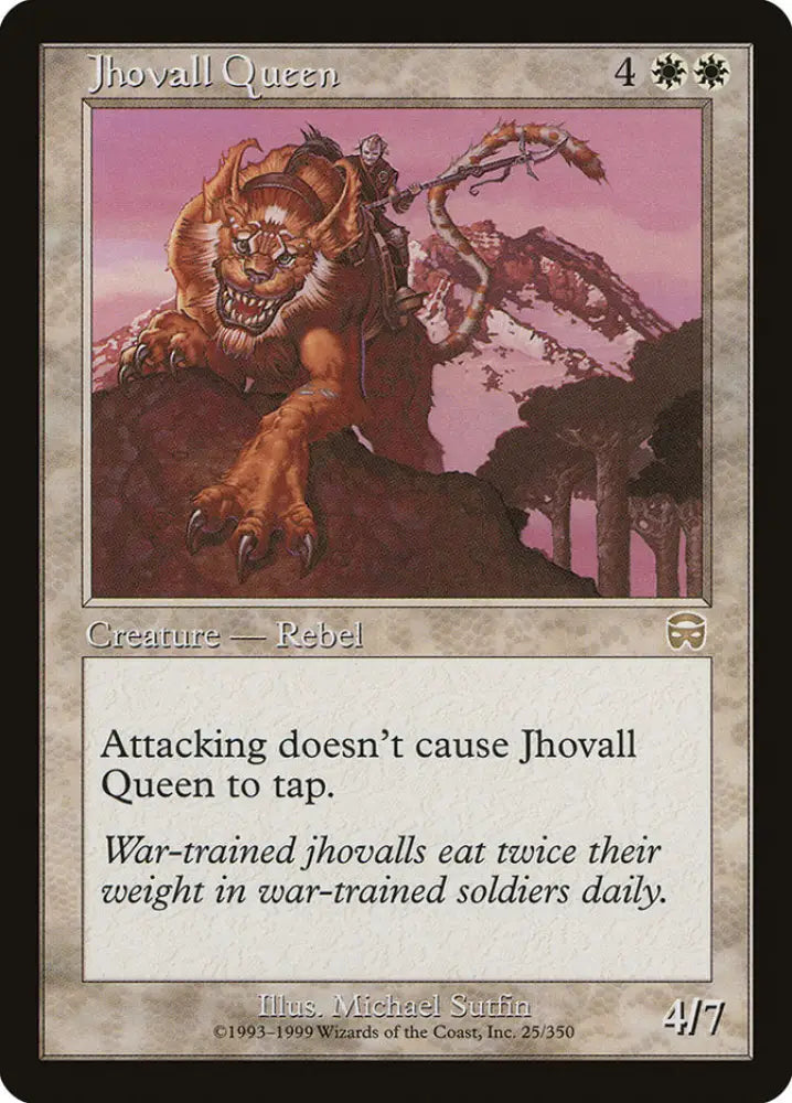 Jhovall Queen [Mercadian Masques] - MTG Single