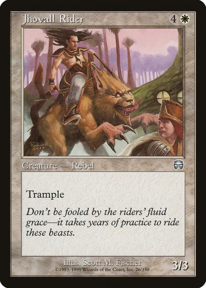 Jhovall Rider [Mercadian Masques] - MTG Single