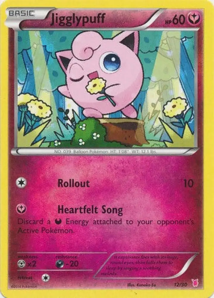 Jigglypuff (12/30) [XY: Trainer Kit 1 - Wigglytuff] - Pokemon Single