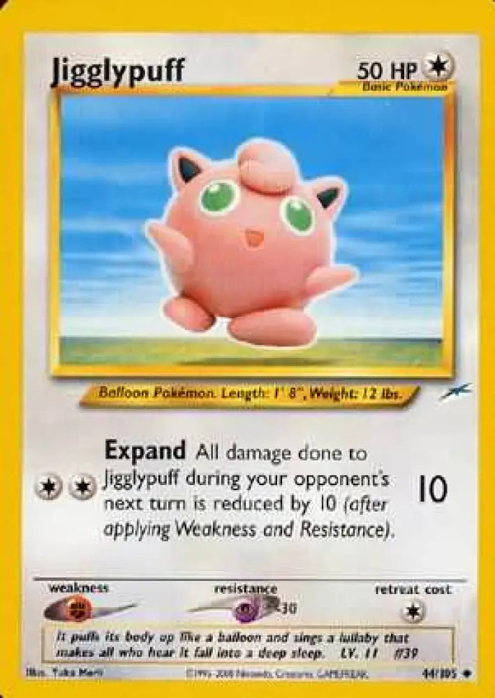 Jigglypuff (44/105) [Neo Destiny Unlimited] - Pokemon Single