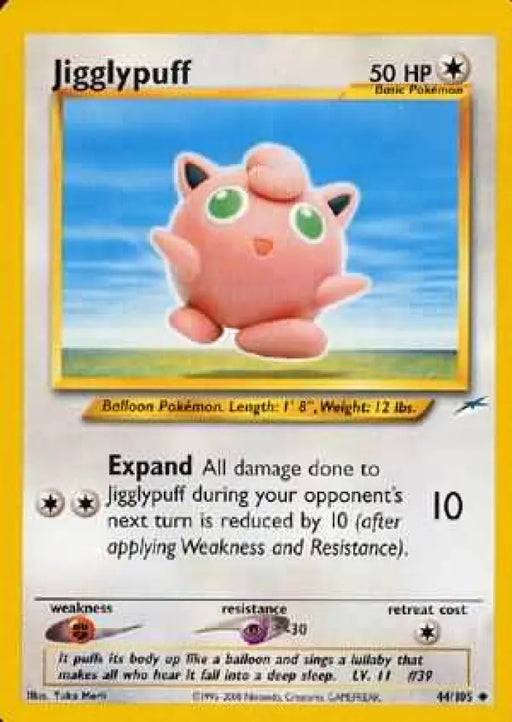 Jigglypuff (44/105) [Neo Destiny Unlimited] - Pokemon Single