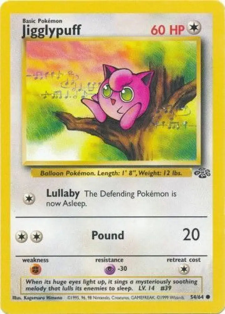 Jigglypuff (54/64) [Jungle Unlimited] - Pokemon Single