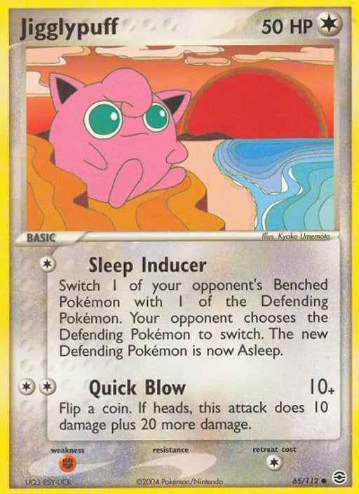 Jigglypuff (65/112) [EX: FireRed & LeafGreen] - Pokemon Single