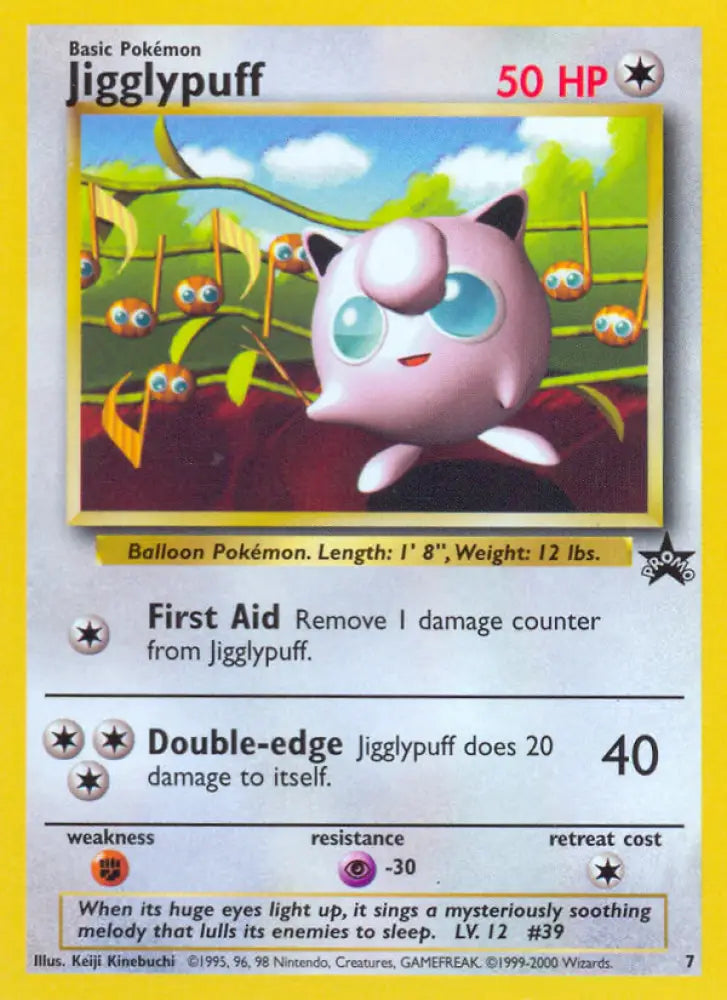 Jigglypuff (7) [Wizards of the Coast: Black Star Promos] - Pokemon Single