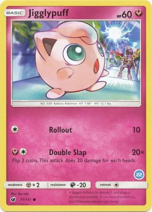 Jigglypuff (71/111) (Deck Exclusive #22) [Sun & Moon: Trainer Kit - Alolan Ninetales] - Pokemon Single