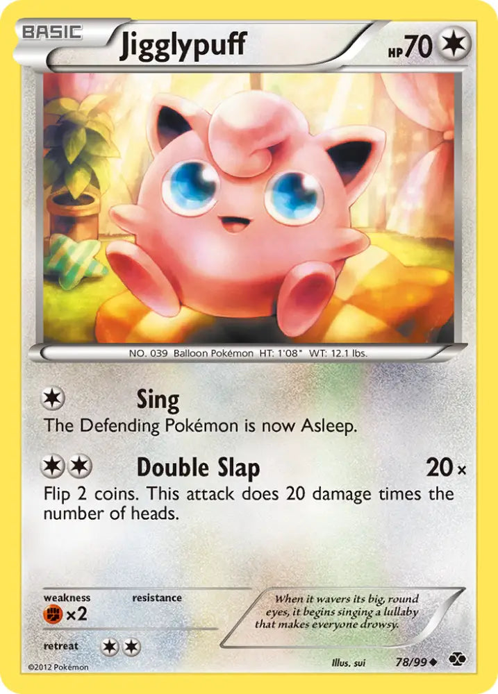 Jigglypuff (78/99) [Black & White: Next Destinies] - Pokemon Single