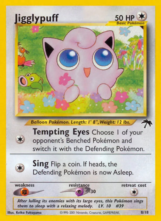 Jigglypuff (8/18) [Southern Islands] - Pokemon Single