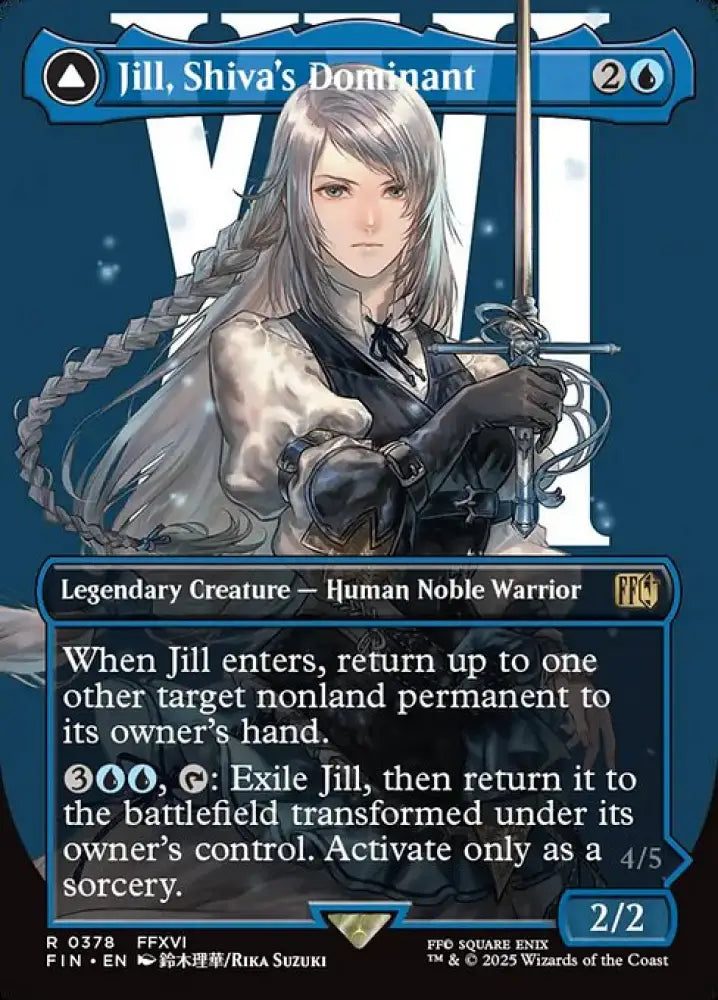 Jill, Shiva's Dominant // Shiva, Warden of Ice (378) [Final Fantasy]