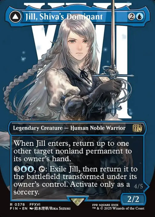 Jill, Shiva's Dominant // Shiva, Warden of Ice (378) [Final Fantasy]