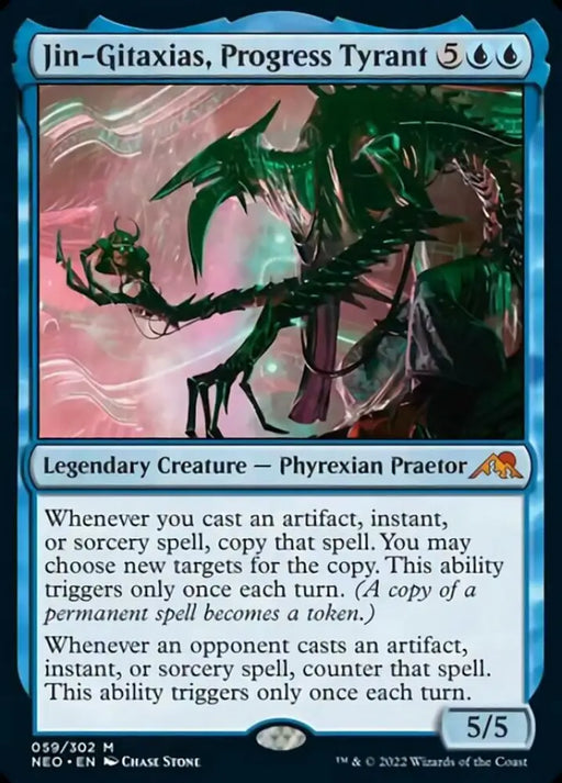 Jin-Gitaxias Progress Tyrant [Kamigawa: Neon Dynasty] - MTG Single
