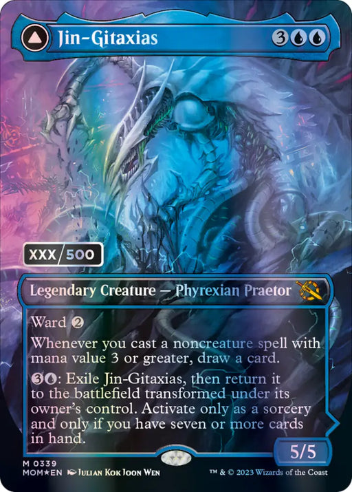 Jin-Gitaxias // The Great Synthesis (Serialized) [March of the Machine] - MTG Single