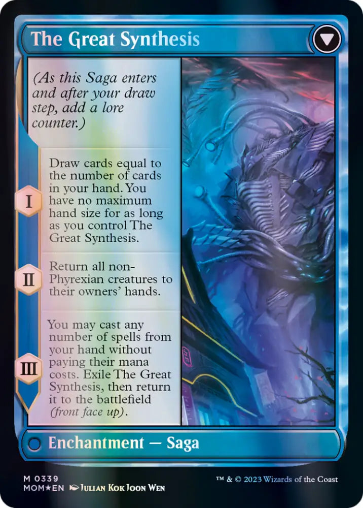 Jin-Gitaxias // The Great Synthesis (Serialized) [March of the Machine] - MTG Single