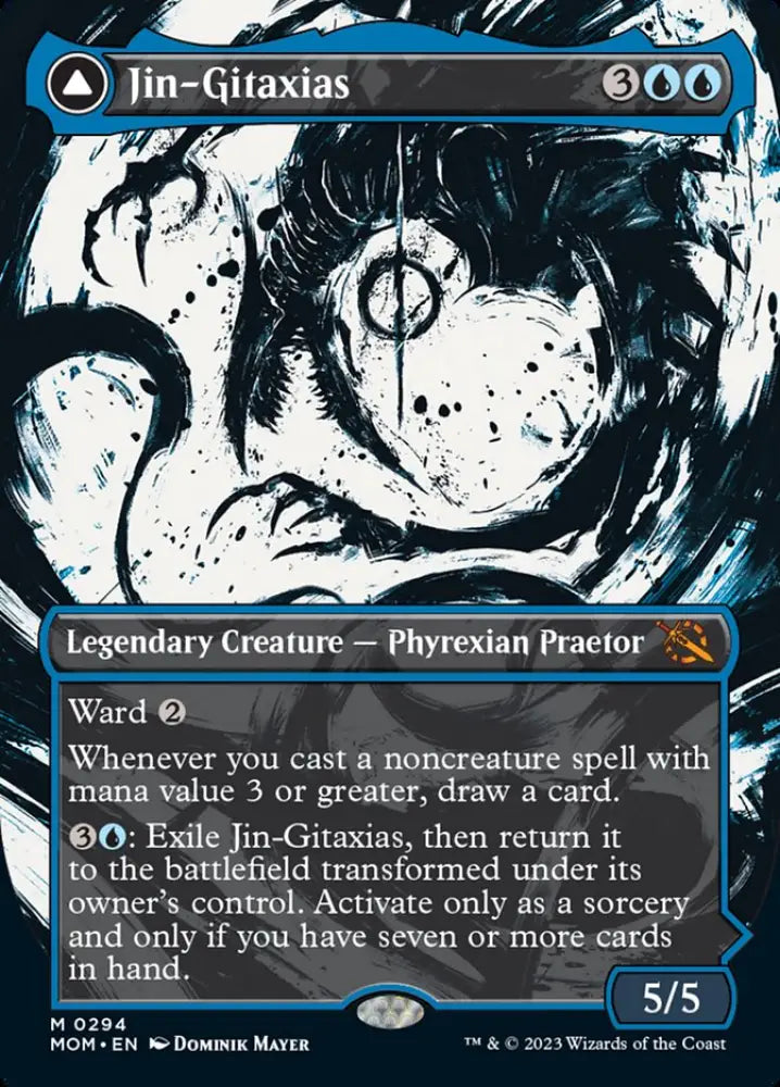 Jin-Gitaxias // The Great Synthesis (Showcase Planar Booster Fun) [March of the Machine] - MTG Single