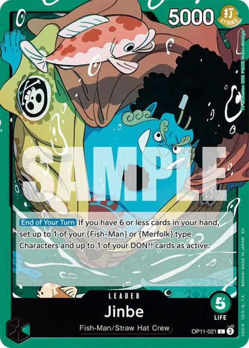Jinbe (021) (OP11-021) [A Fist of Divine Speed]