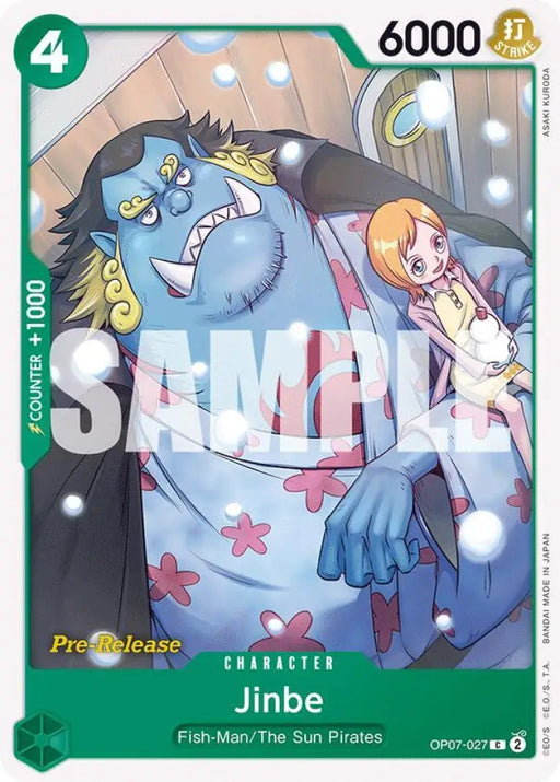 Jinbe (027) (OP07-027) [500 Years in the Future Pre-Release Cards]