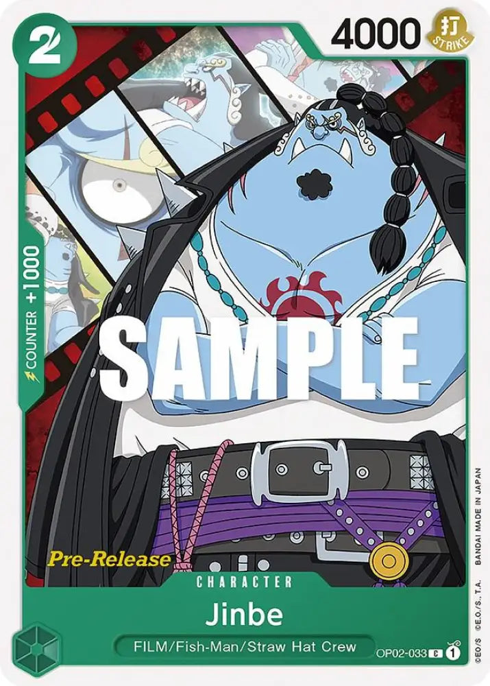 Jinbe (OP02-033) [Paramount War Pre-Release Cards]