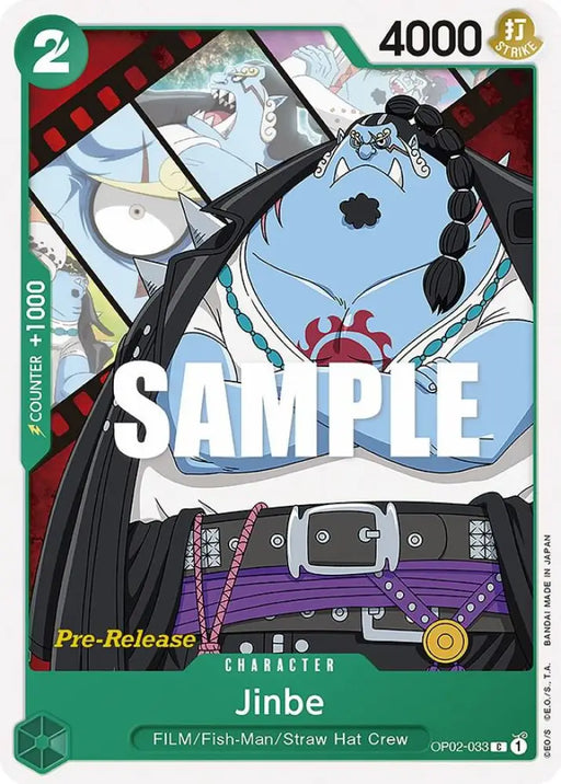 Jinbe (OP02-033) [Paramount War Pre-Release Cards]