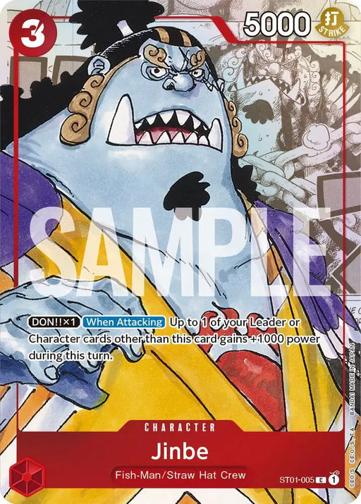 Jinbe - ST01-005 (Alternate Art) [One Piece Promotion Cards]