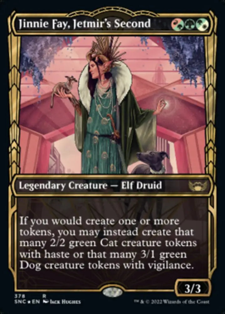 Jinnie Fay Jetmir’s Second (Showcase Golden Age Gilded Foil) [Streets of New Capenna] - MTG Single