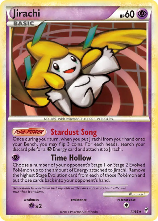 Jirachi (11/95) [HeartGold & SoulSilver: Call of Legends] - Pokemon Single