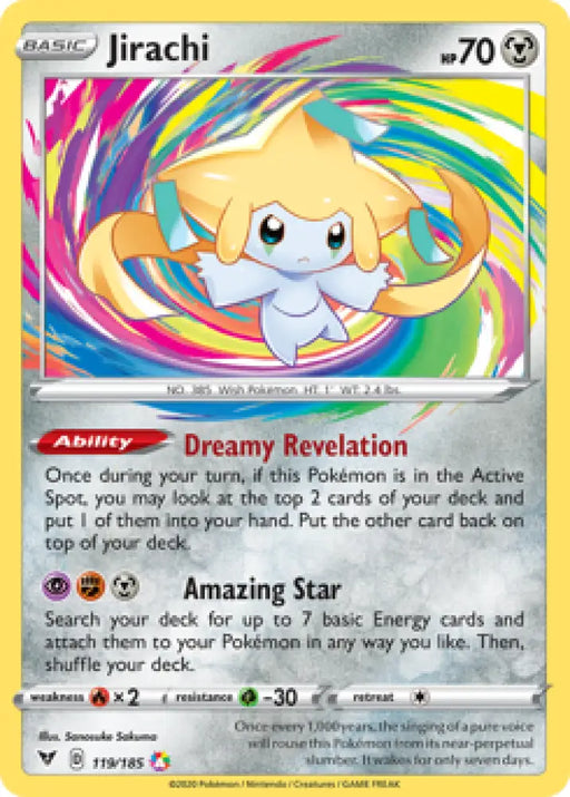 Jirachi (119/185) [Sword & Shield: Vivid Voltage] - Pokemon Single