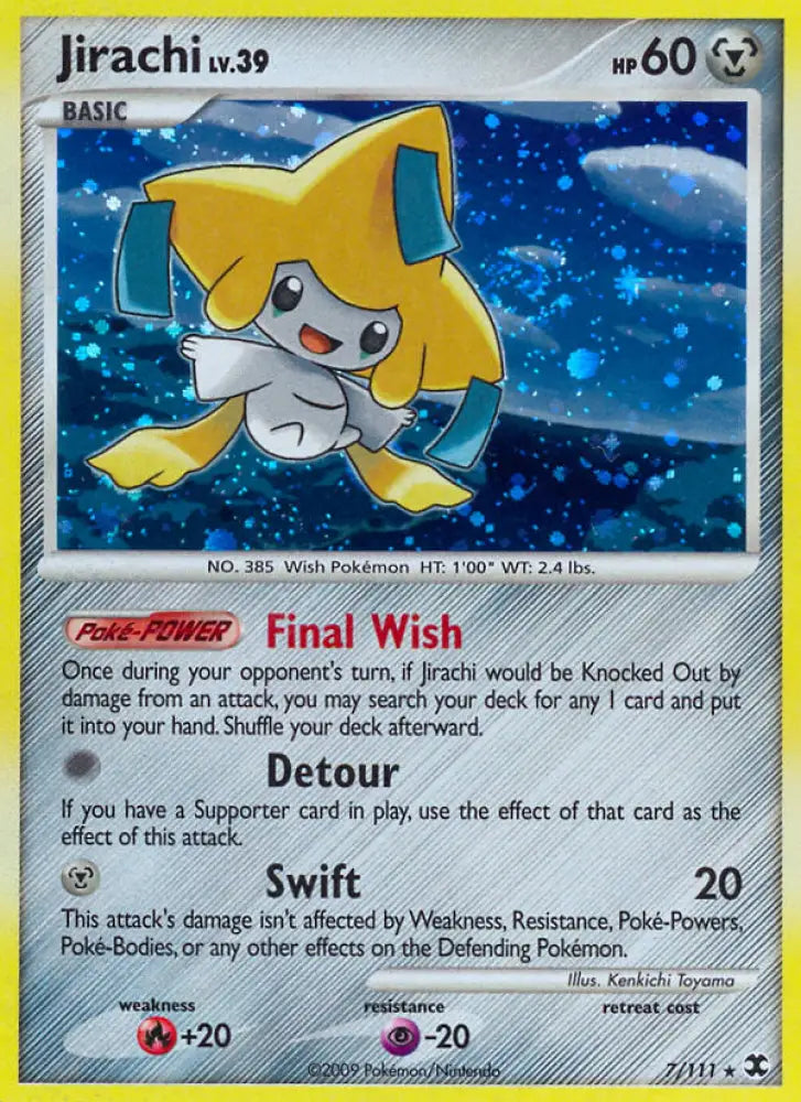 Jirachi (7/111) [Platinum: Rising Rivals] - Pokemon Single