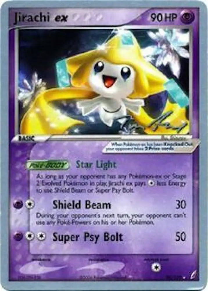 Jirachi ex (94/100) (Legendary Ascent - Tom Roos) [World Championships 2007] - Pokemon Single