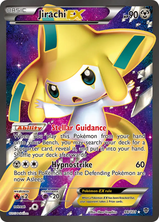 Jirachi EX (98/101) [Black & White: Plasma Blast] - Pokemon Single
