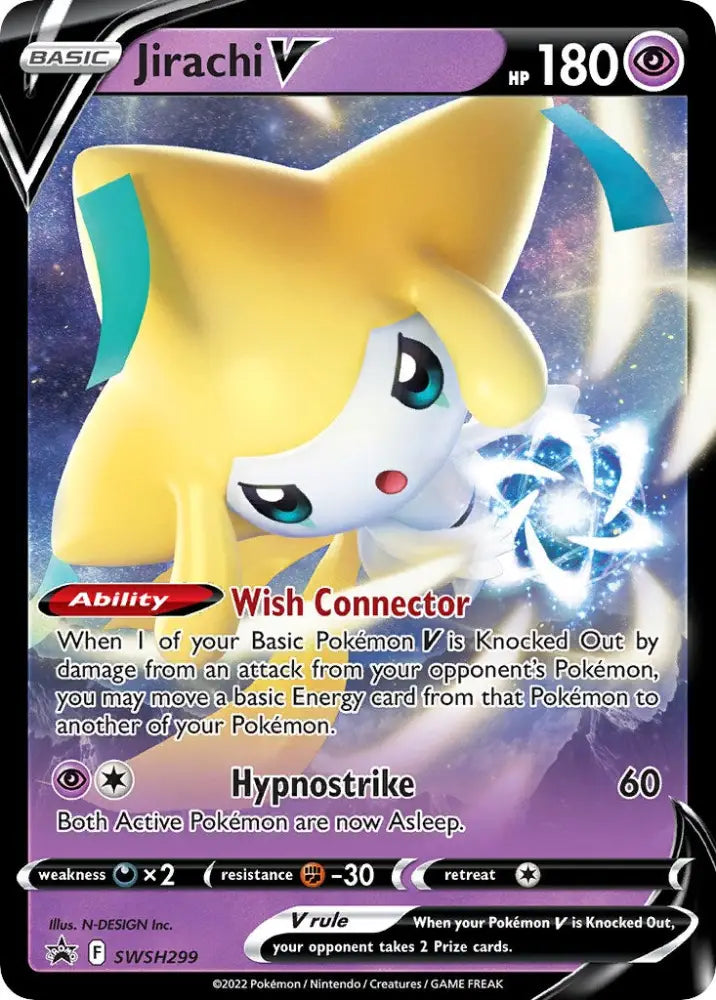 Jirachi V (SWSH299) [Sword & Shield: Black Star Promos] - Pokemon Single