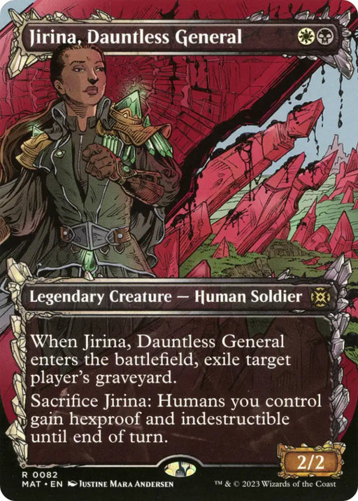 Jirina Dauntless General (Showcase) [March of the Machine: The Aftermath] - MTG Single