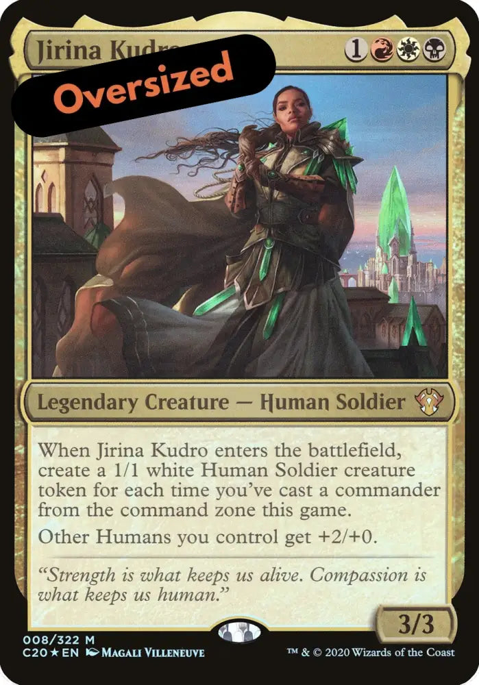 Jirina Kudro (Oversized) [Commander 2020 Oversized] - MTG Single